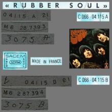 THE BEATLES DISCOGRAPHY FRANCE 1978 BOXED SET 04 -1965 12 21 RUBBER SOUL - M / N -1966 03 04 - BLUE  EMI SACEM - Y 2C 066-4115 - pic 9