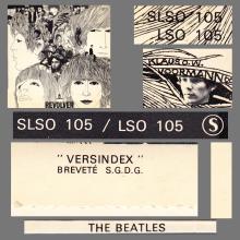 THE BEATLES DISCOGRAPHY FRANCE 1966 09 15 REVOLVER  - E - RED ODEON SLSO 105 - 1968 05 00 - F - CLSO 1.105 U - pic 6