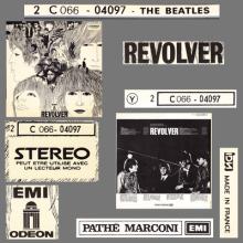 THE BEATLES DISCOGRAPHY FRANCE 1978 BOXED SET 05 - 1966 09 15 REVOLVER  - M / N - SACEM BLUE ODEON - Y 2C 066-04097 - pic 11