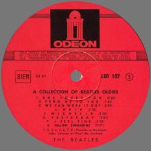 THE BEATLES DISCOGRAPHY FRANCE 1967 01 06 A COLLECTION OF BEATLES OLDIES BUT GOLDIES - A - B 1 -RED ODEON LSO 107 - SLSO 107 - pic 5