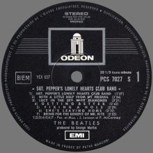 THE BEATLES DISCOGRAPHY FRANCE 1967 06 01 SGT PEPPER'S LONELY HEARTS CLUB BAND - G - H - PCS 7027 S  - pic 5