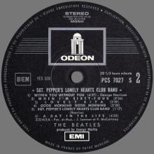 THE BEATLES DISCOGRAPHY FRANCE 1967 06 01 SGT PEPPER'S LONELY HEARTS CLUB BAND - G - H - PCS 7027 S  - pic 7