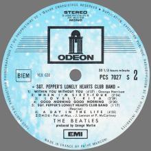 THE BEATLES DISCOGRAPHY FRANCE 1967 06 01 SGT PEPPER'S LONELY HEARTS CLUB BAND - G - H - PCS 7027 S  - pic 8