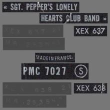 THE BEATLES DISCOGRAPHY FRANCE 1967 06 01 SGT PEPPER'S LONELY HEARTS CLUB BAND - A - YELLOW PARLOPHONE PMC 7027  - pic 5