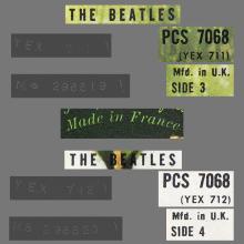 THE BEATLES DISCOGRAPHY FRANCE 1968 11 21 THE BEATLES (WHITE ALBUM) - K - APPLE - PCS 7067 ⁄ 8 - 1973 EXPORT UK - pic 1