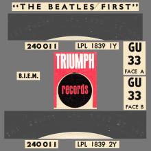 THE BEATLES DISCOGRAPHY FRANCE 1968 THE BEATLES FIRST - POLYDOR - GRAVURE UNIVERSELLE 240011 GU - pic 5