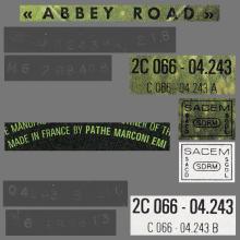 THE BEATLES DISCOGRAPHY FRANCE 1978 BOXED SET 10 - 1969 09 29 BEATLES ABBEY ROAD - M - APPLE SACEM - Y 2C 066-04243 - pic 5