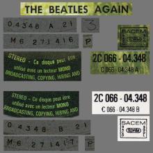 THE BEATLES DISCOGRAPHY FRANCE 1978 BOXED SET 12 - 1970 03 16 THE BEATLES AGAIN - N - APPLE SACEM - Y 2C 066 04348 - pic 5