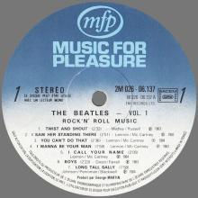 THE BEATLES DISCOGRAPHY FRANCE 1976 06 11 THE BEATLES ROCK 'N' ROLL MUSIC VOL 1 - C1 - MFP MUSIC FOR PLEASURE - 2M 026-06137 - pic 5