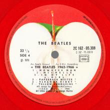 THE BEATLES DISCOGRAPHY FRANCE 1979 00 00 BEATLES ⁄ 1962-1966 - Bx2 2C 162-05307⁄8 - Red vinyl  - pic 10