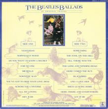 THE BEATLES DISCOGRAPHY FRANCE 1980 10 13 THE BEATLES BALLADS - 2C 068-07356 - (UK PCS 7214) - pic 1