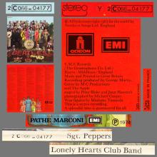 THE BEATLES DISCOGRAPHY FRANCE 1978 BOXED SET 06 -1967 06 01 SGT.PEPPERS - M - APPLE SACEM - Y 2C 066 - 04.17 - pic 6