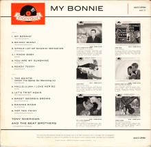 THE BEATLES DISCOGRAPHY GERMANY 1962 04 00 MY BONNIE - A - ORANGE POLYDOR - LPHM 46612 - MONO - pic 2