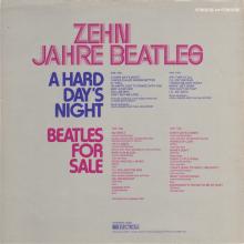 THE BEATLES DISCOGRAPHY GERMANY 1972 10 00  ZEHN JAHRE BEATLES - G - BLUE LABEL - 1C 062-04145 - 1C 062 04200 - pic 2