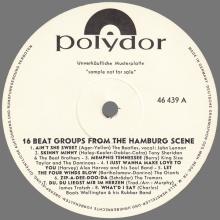 THE BEATLES DISCOGRAPHY GERMANY 1964 08 00 16 BEAT GROUPS FROM THE HAMBURG SCENE - PROMO - POLYDOR 46 439 - pic 3