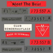 THE BEATLES DISCOGRAPHY GERMANY 1965 02 00 MEET THE BEAT - POLYDOR CLUB SONDERAUFLAGE - 10 INCH - J 73 557 MONO - pic 5