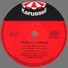 THE BEATLES DISCOGRAPHY GERMANY 1968 02 00 THE BEATLES IN HAMBURG - KARUSSELL STEREO 635056 - pic 6