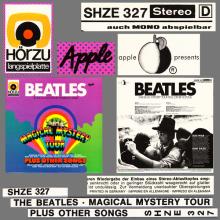 THE BEATLES DISCOGRAPHY GERMANY 1971 09 16 BEATLES MAGICAL MYSTERY TOUR - D - 1973 - HORZU - SHZE 327 - pic 6