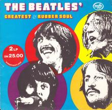THE BEATLES DISCOGRAPHY GERMANY 1972 04 00 - MUSIC FOR PLEASURE - THE BEATLES' GREATEST/ RUBBER SOUL -1C 062-04207 /1C 062-04115 - pic 1