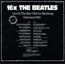 THE BEATLES DISCOGRAPHY GERMANY 1977 06 00 16 X THE BEATLES LIVE AT THE STAR-CLUB IN HAMBURG GERMANY S*R INTERNATIONAL - 66327 8 - pic 1