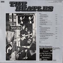 THE BEATLES DISCOGRAPHY GERMANY 1977 05 00 THE BEATLES LIVE IM STAR-CLUB - BELLAPHON - BI 15223 F STEREO - pic 1