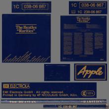 THE BEATLES DISCOGRAPHY GERMANY 1978 12 02 THE BEATLES RARITIES - B - APPLE LABEL -1C 038-06 867 - pic 6