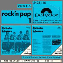 THE BEATLES DISCOGRAPHY GERMANY 1979 00 00 THE BEATLES IN HAMBURG - POLYDOR ROTATION - 2428 115 - pic 7