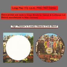1979 01 00 SGT.PEPPERS LONELY HEARTS CLUB BAND - PHO 7027 - PICTURE DISC - pic 5