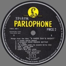 THE BEATLES DISCOGRAPHY GREECE 1964 07 10 - 1964 A HARD DAY'S NIGHT - PMC 1230 ⁄ PMCG 2 - pic 3