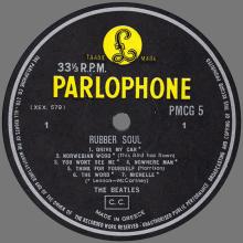 THE BEATLES DISCOGRAPHY GREECE 1965 12 03 - 1965 RUBBER SOUL (a) - PMCG 5 - pic 5