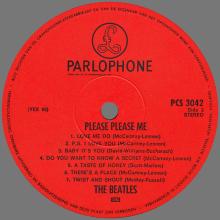 THE BEATLES DISCOGRAPHY HOLLAND 1963 03 00 - 1971 - THE BEATLES PLEASE PLEASE ME - RED LABEL PARLOPHONE - PCS 3042  - pic 4