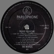 THE BEATLES DISCOGRAPHY HOLLAND 1963 03 00 - 1977 - THE BEATLES PLEASE PLEASE ME - PARLOPHONE - 1A 062-04219 - pic 3