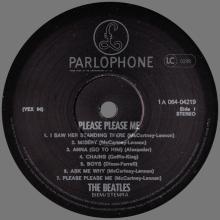 THE BEATLES DISCOGRAPHY HOLLAND 1963 03 00 - 1980 - THE BEATLES PLEASE PLEASE ME - PARLOPHONE - 1A 062-04219 - pic 3
