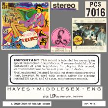 THE BEATLES DISCOGRAPHY HOLLAND 1966 12 00 - 1971 - A COLLECTION OF BEATLES OLDIES - RED LABEL - PARLOPHONE - PCS 7016 - pic 6