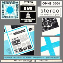 THE BEATLES DISCOGRAPHY HOLLAND 1967 01 06 - 1967 - BEATLES GREATEST - BLACK ODEON - OMHS 3001 - pic 6
