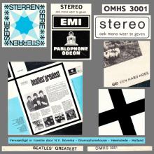 THE BEATLES DISCOGRAPHY HOLLAND 1967 01 06 - 1973 - BEATLES' GREATEST - BLACK ODEON - OMHS 3001 - pic 6