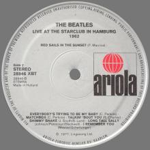 THE BEATLES DISCOGRAPHY HOLLAND 1977 04 08 THE BEATLES LIVE AT THE STAR-CLUB IN HAMBURG -ARIOLA 28947 XBT - pic 8