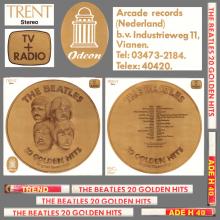 THE BEATLES DISCOGRAPHY HOLLAND 1979 05 00 - THE BEATLES 20 GOLDEN HITS - GREEN ODEON - TRENT - ADEG 40 - pic 6