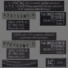 THE BEATLES DISCOGRAPHY HOLLAND 1982 11 01 - THE BEATLES - LOVE ME DO - 12 INCH - 1A 062Z-07679 - pic 5