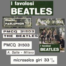 THE BEATLES DISCOGRAPHY ITALY 1964 02 04 ⁄ 1964 I FAVOLOSI BEATLES - PMCQ 31503 - pic 6