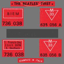 THE BEATLES DISCOGRAPHY ITALY 1968 00 00 STEREO DIMENSIONS THE BEATLES' FIRST ! - POLYDOR 736 038 - pic 5