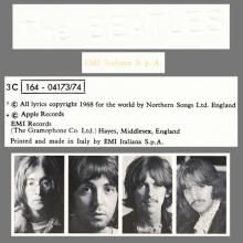 THE BEATLES DISCOGRAPHY ITALY 1981 00 00 I FAVOLOSI BEATLES 1966-1970 - Boxed Set b3 - THE BEATLES THE WHITE ALBUM - pic 3