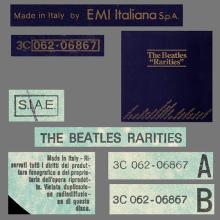 THE BEATLES DISCOGRAPHY ITALY 1981 00 00 I FAVOLOSI BEATLES 1966-1970 - Boxed Set b7 - THE BEATLES "RARITIES" - 3C 062 - 06867 - pic 5