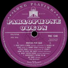 THE BEATLES DISCOGRAPHY NORWAY 1964 12 04 BEATLES FOR SALE -  PMC 1240 - pic 6