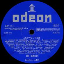 THE BEATLES DISCOGRAPHY SPAIN 1966 09 17 ⁄ 1966 REVOLVER - MOCL 5.308 - pic 1