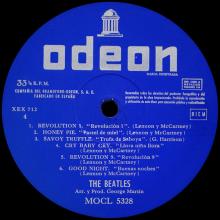 THE BEATLES DISCOGRAPHY SPAIN 1968 12 30 ⁄ 1968 THE BEATLES (WHITE ALBUM) - MOCL 5.327 ⁄ 28 - pic 10
