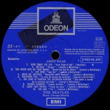 THE BEATLES DISCOGRAPHY SPAIN 1969 10 20 ⁄ 1969 ABBEY ROAD - A - B - 1 J 062-04.243 - pic 5