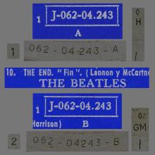 THE BEATLES DISCOGRAPHY SPAIN 1969 10 20 ⁄ 1969 ABBEY ROAD - A - B - 1 J 062-04.243 - pic 7