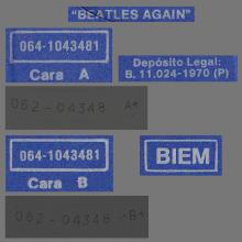 THE BEATLES DISCOGRAPHY SPAIN 1970 03 20  ⁄ 1970 BEATLES AGAIN - (2) J 064-1043481 - pic 6