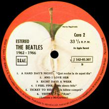 THE BEATLES DISCOGRAPHY SPAIN 1987 00 00 THE BEATLES 25 ANIVERSARIO - 1962 ⁄ 1966 - 58818 ⁄ 1 J 162 -105 3073 - BOXED SET - pic 8